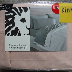 Anne Klein KING size sheet set. New 6 piece set